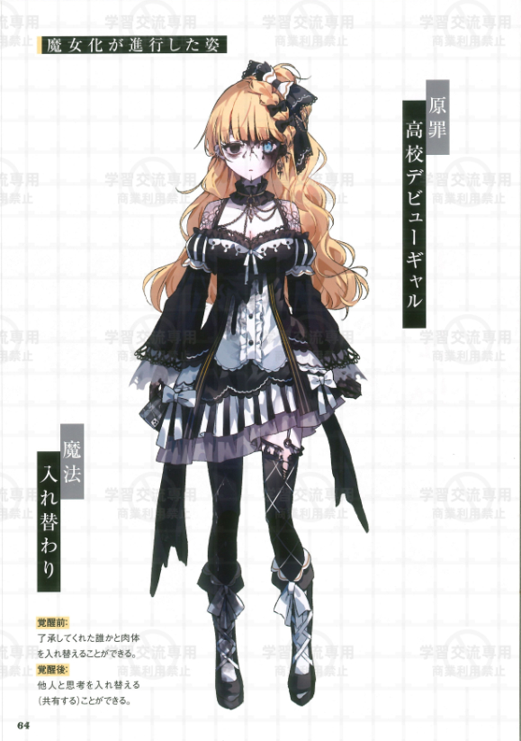 米莉亚 魔女化立绘